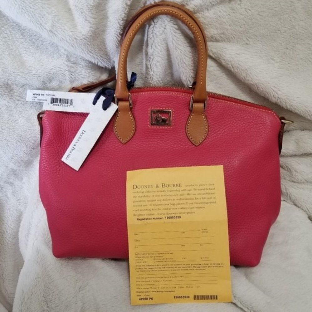 NWT * DOONEY & BOURKE 4P968 PINK DILLEN SATCHEL
